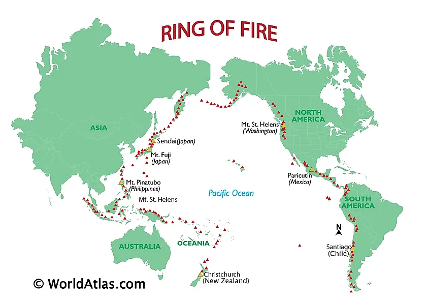 KS2 The Ring of Fire Information PowerPoint (Teacher-Made)