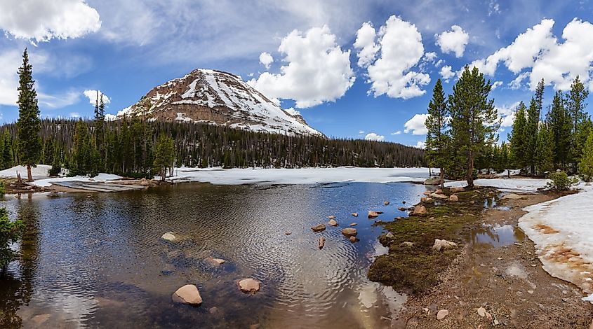 Mirror Lake near Kamas, Utah.