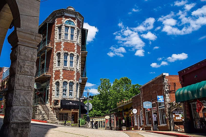 Eureka Springs, Arkansa. Editorial credit: Rachael Martin / Shutterstock.com