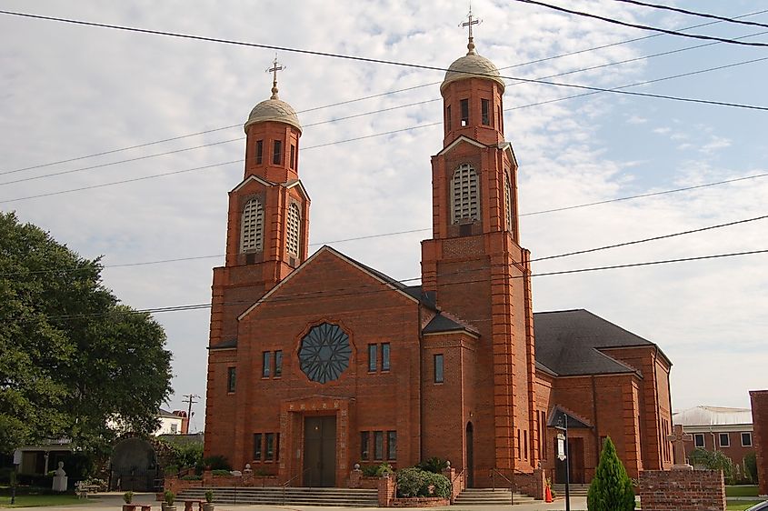 St. Bernard Catholic Church in Breaux Bridge, Louisiana.