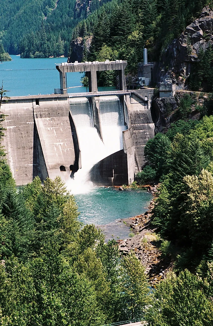 The Gorge dam. Credit: By National Park Service - Picture from the National Park Service website, Public Domain, https://commons.wikimedia.org/w/index.php?curid=5954820
