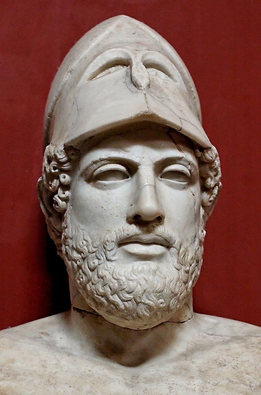 Bust of Pericles.