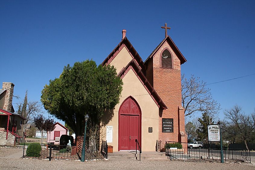 St. Paul's Episcopal Church in Tombstone, Arizona.