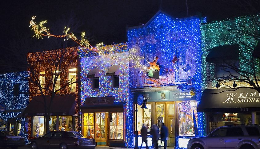 Christmas Lights in Rochester Michigan