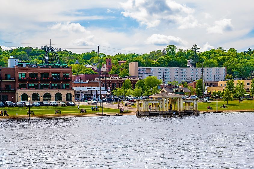 The charming waterfront area of Stillwater, Minnesota