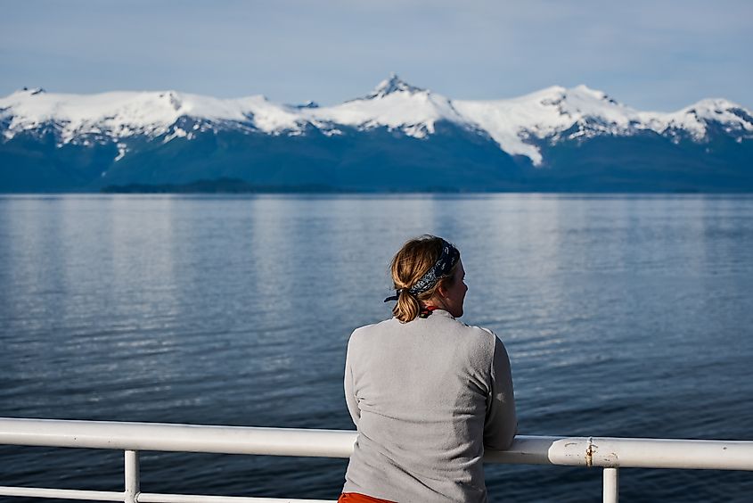 Alaska Marine Highway, Inside Passage, Alaska.