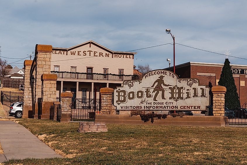 Boot Hill Visitor Information Center in Dodge city, Kansas