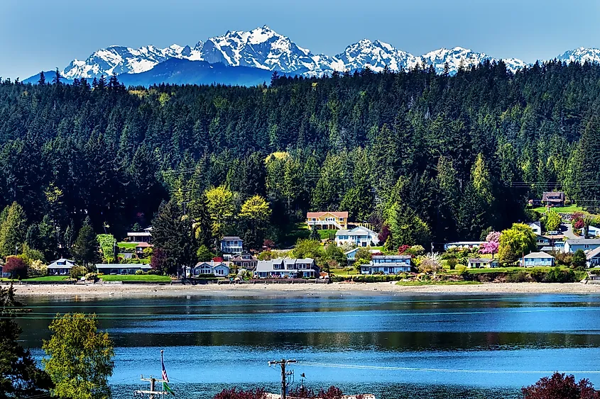 The picturesque Bainbridge Island in Washington.