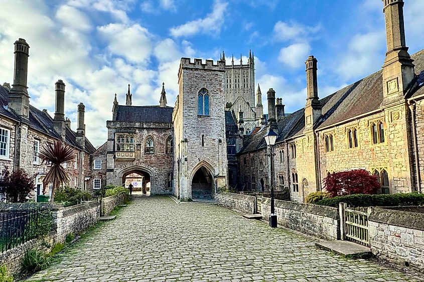 Vicars' Close in Wells Somerset Image credit Bryan Dearsley