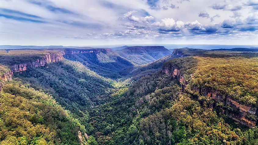 A valley in the Great Dividing Range