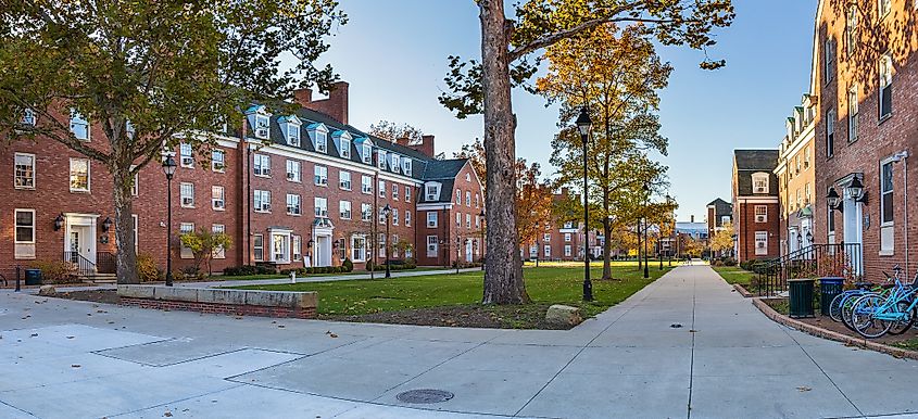 Ohio University in Athens, Ohio Editorial credit: Bryan Pollard / Shutterstock.com