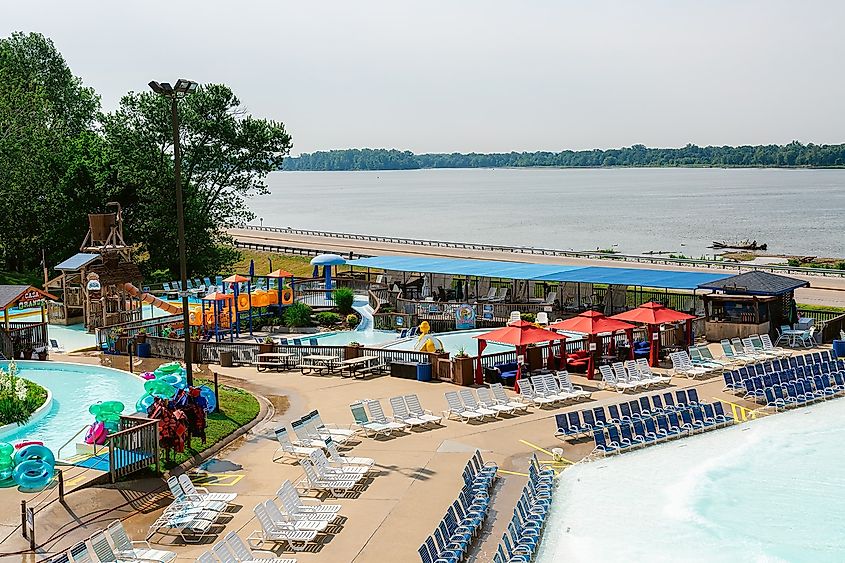 Raging Rivers Waterpark in Grafton, Illinois.