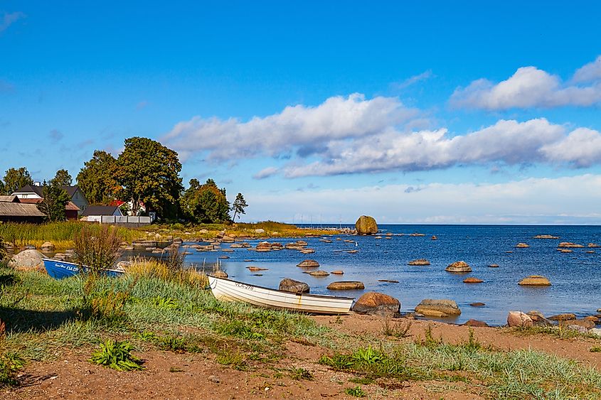 A view of the Baltic Sea from Estonia.