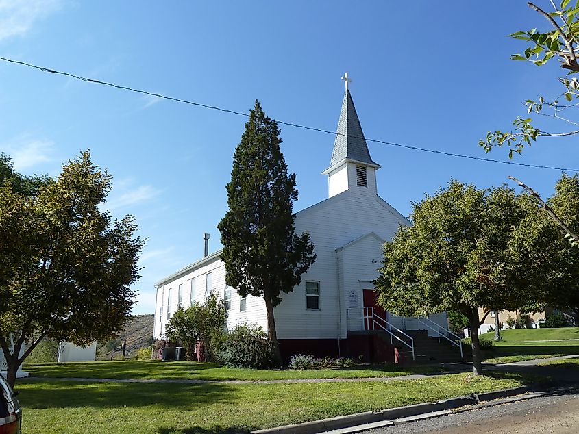 Saint Pauls United Methodist Church in Copperton, Utah.