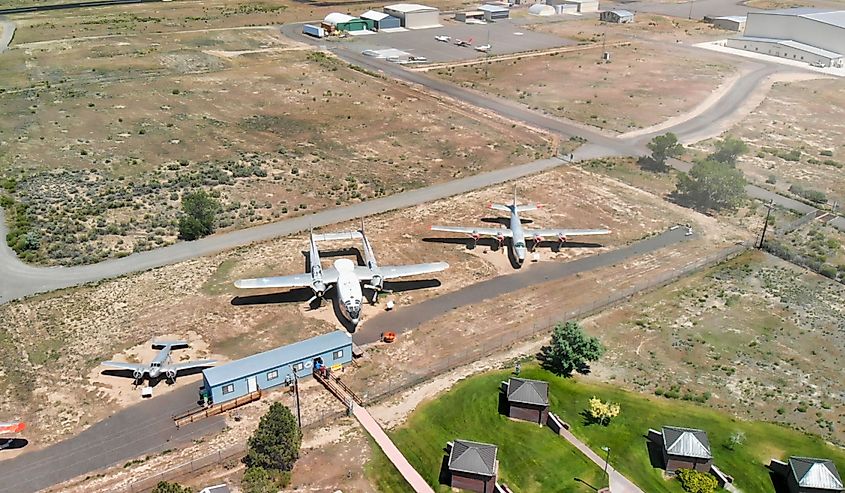 The Museum of Flight outside of Greybull.