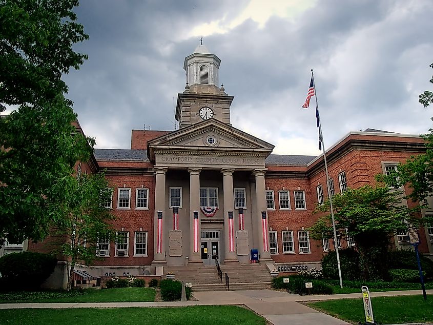 Crawford County Courthouse in Meadville, Pennsylvania.