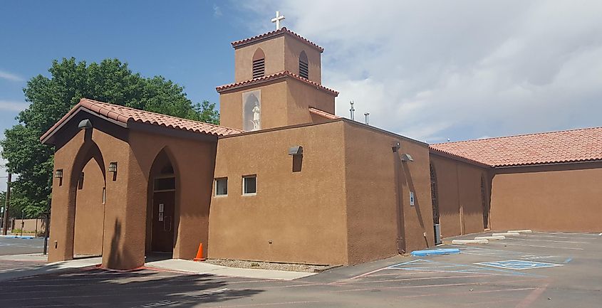 San Ysidro Catholic Church in Corrales, New Mexico.