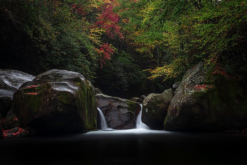 Midnight Hole located on Big Creek in North Carolina