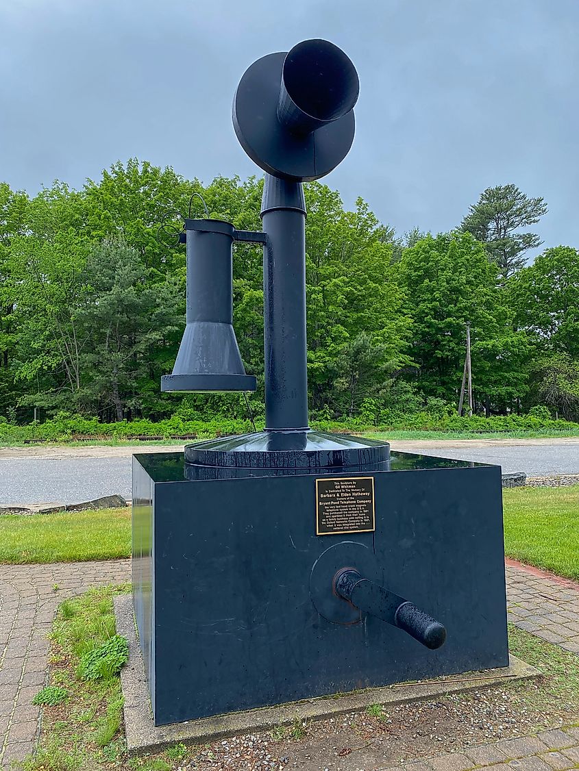World's Largest Telephone in Maine.