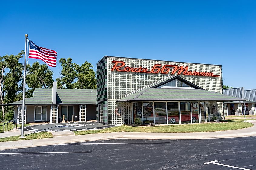 Route 66 Museum in Clinton, Oklahoma