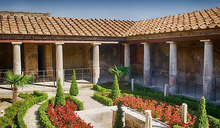 Typical luxury house in Pompeii