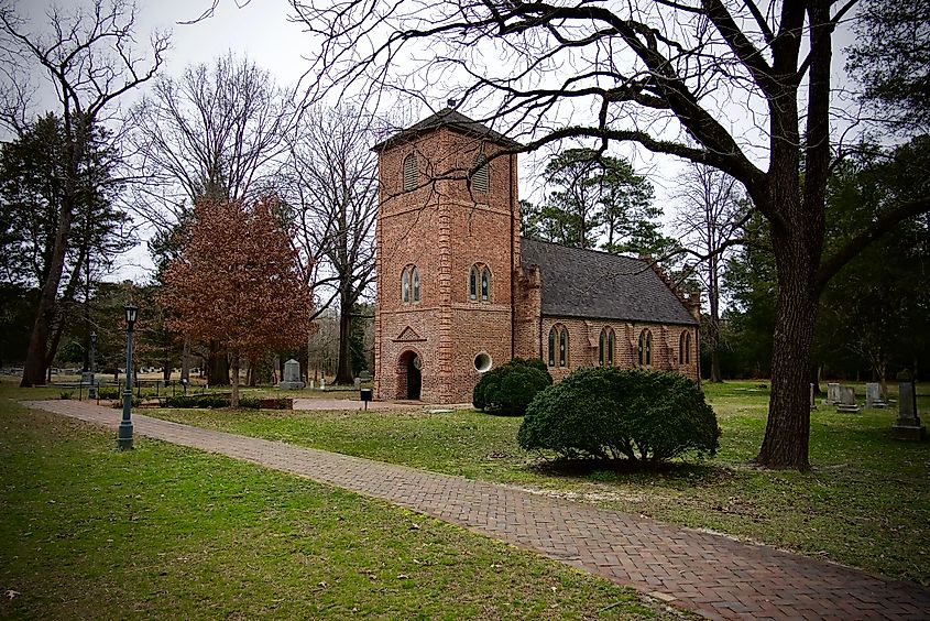 St Lukes' Church in Smithfield, Virginia.