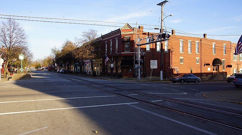 Downtown La Grange, Kentucky.