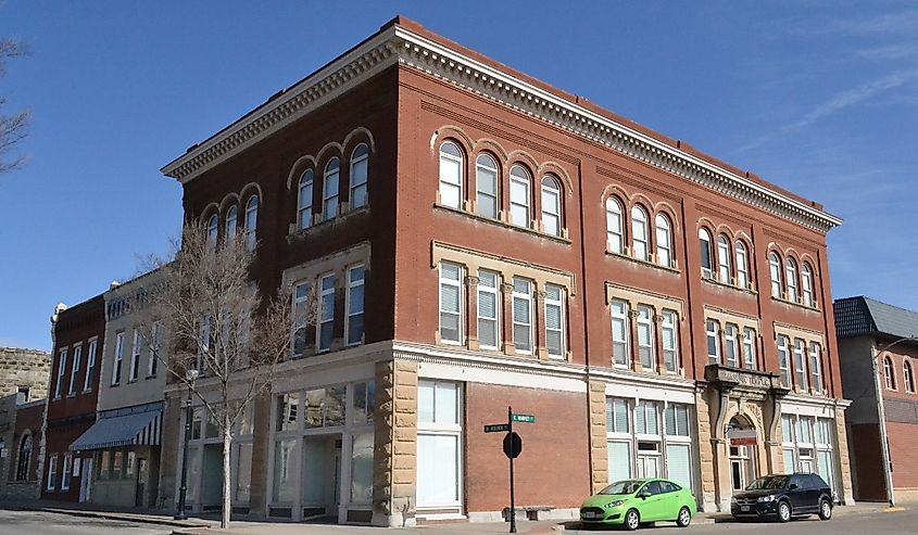 Masonic Temple in cute Warrensburg, Missouri