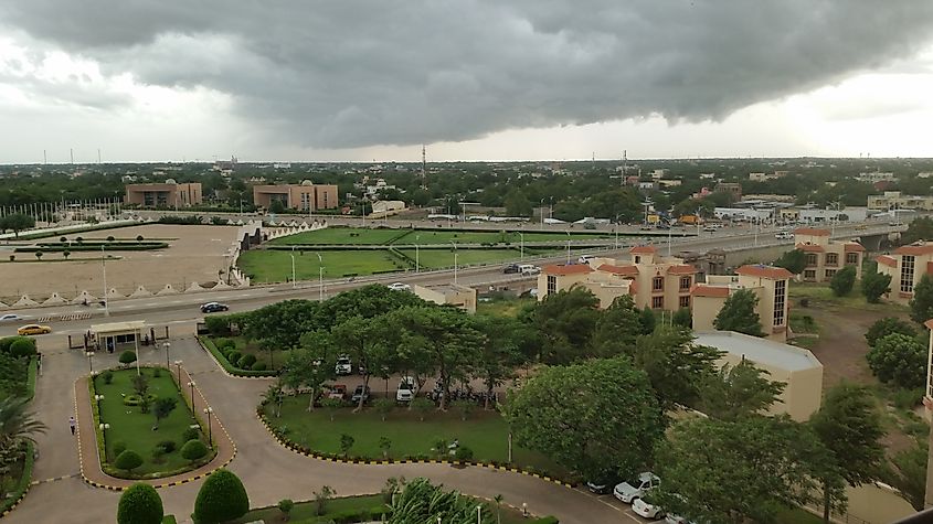 View of N'Djamena in Chad.