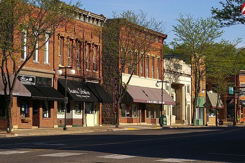Downtown Cannon Falls.