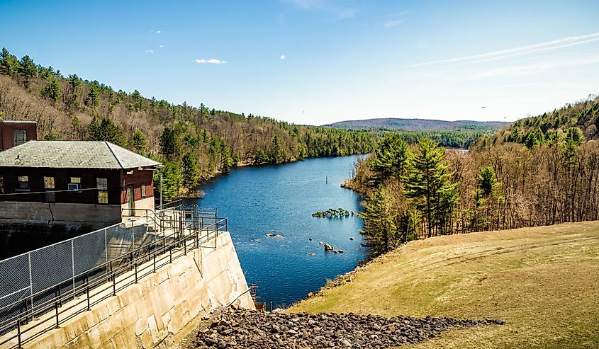 Adirondack State Park, Great Sacandaga Reservoir (Lake) Conkling Ville Dam