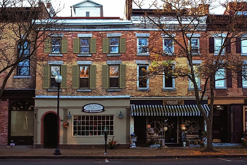 Skaneateles, New York. Editorial credit: debra millet / Shutterstock.com