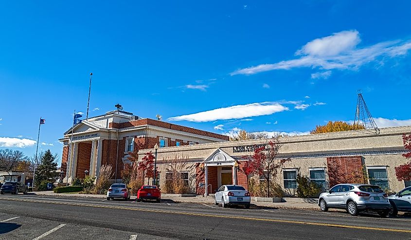 Lyon County Courthouse in Yerington, Nevada.