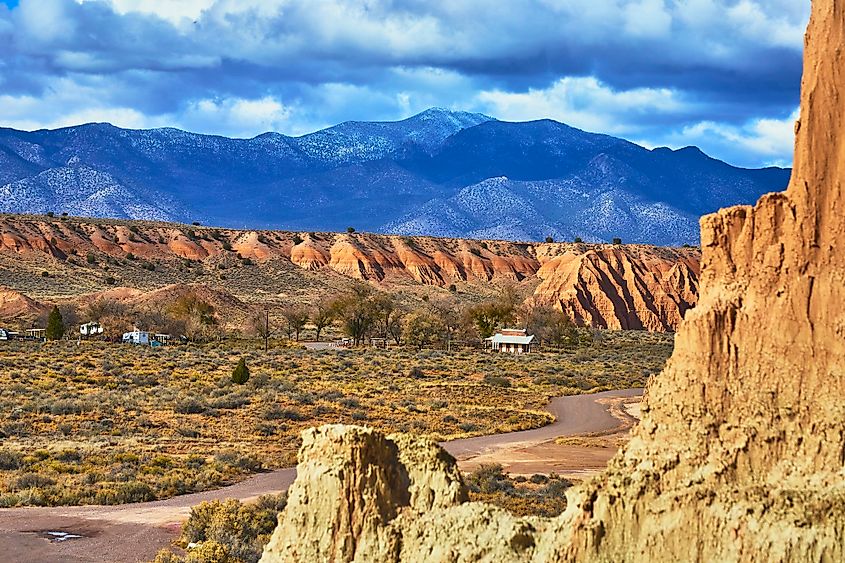 Cathedral Gorge State Park near Panaca, Nevada.