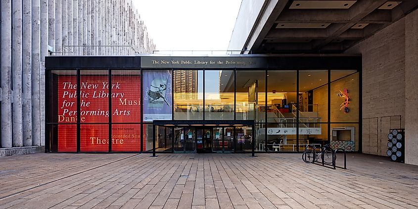 New York Public Library for the Performing Arts - Main Entrance