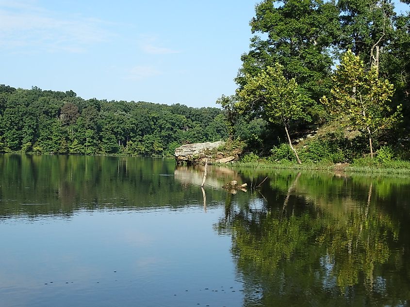 Devil's Kitchen Lake, via Flickr, photo by Gerald Barnett