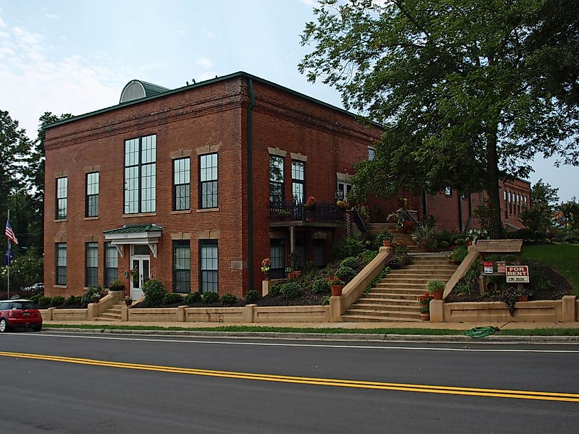 The former Easley High School Auditorium in Easley, South Carolina, listed on the National Register of Historic Places.