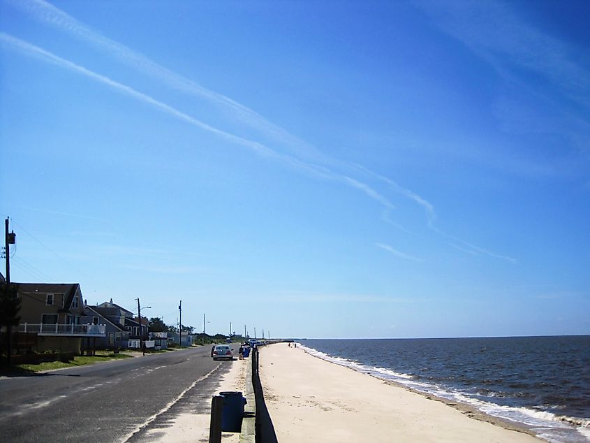 Fortescue Beach in Downe Township, New Jersey