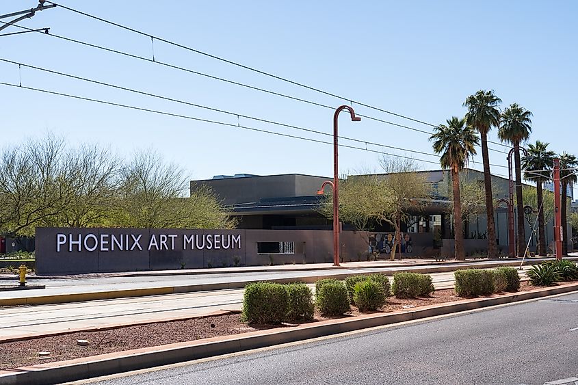 Phoenix Art Museum in Phoenix, Arizona