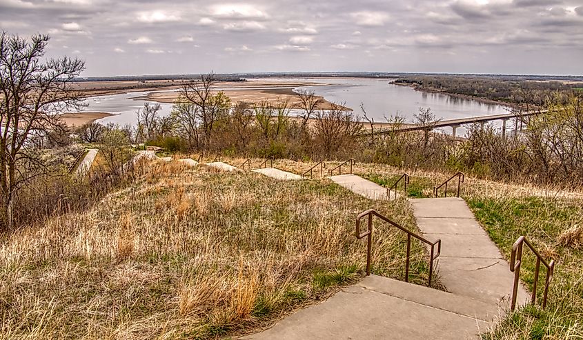 Missouri River National Recreational Area in Spring