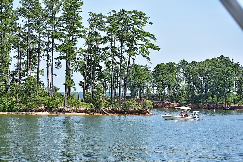 Beautiful Lake Murray, South Carolina.