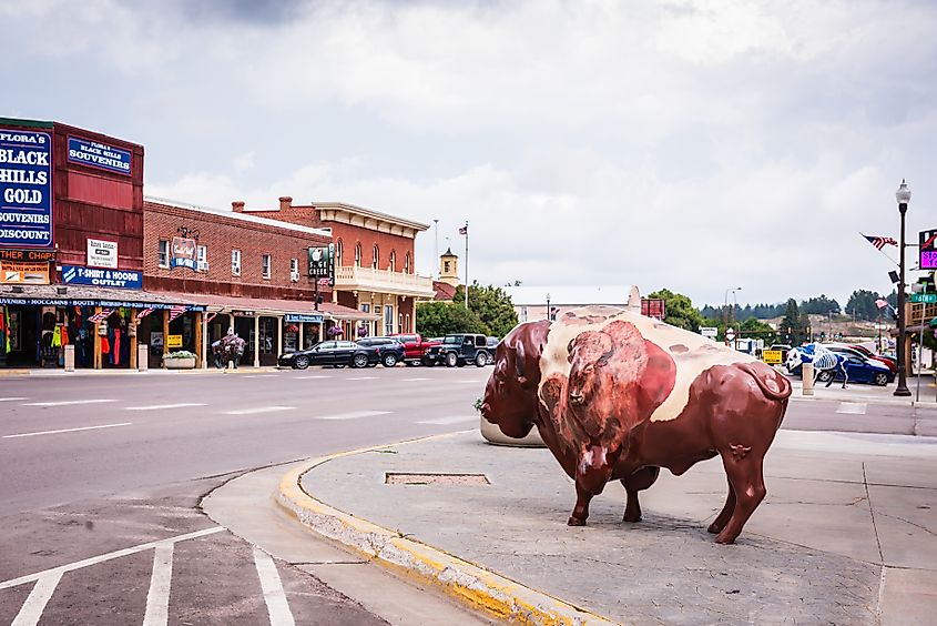 historic downtown Custer, South Dakota