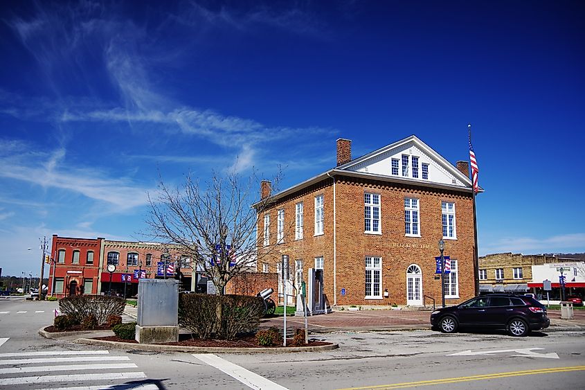 Courthouse Square in Livingston.