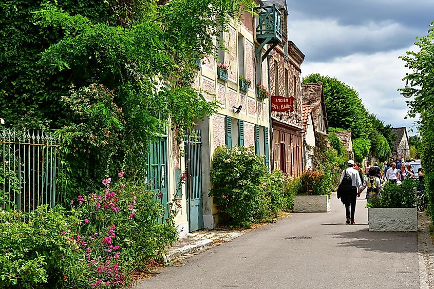 Giverny; France: the bar in which Claude Monet drank with his friends painters