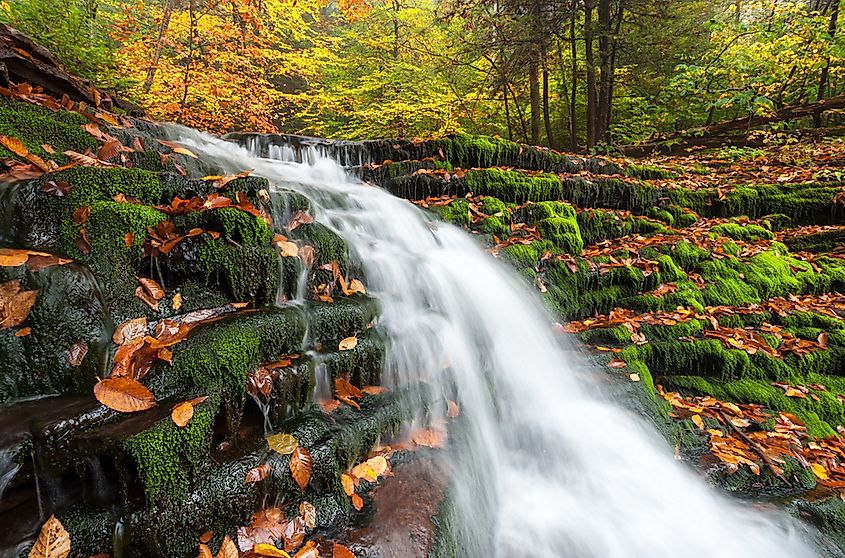 Ganoga Falls in Pennsylvania's Ricketts Glen State Park.