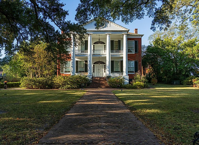 Rosalie Mansion in Natchez, Mississippi.