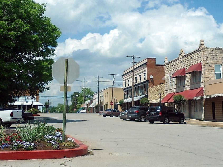 Downtown Ozark, Arkansas.