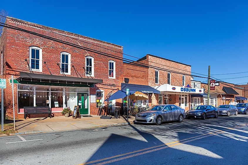 King Street in Hillsborough, North Carolina.