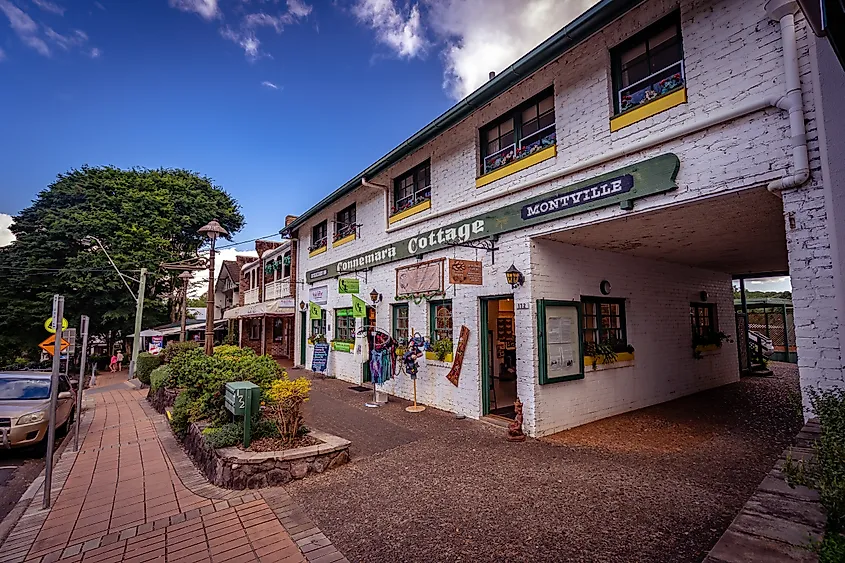 Montville, Queensland. Editorial photo credit: Alex Cimbal, via Shutterstock.