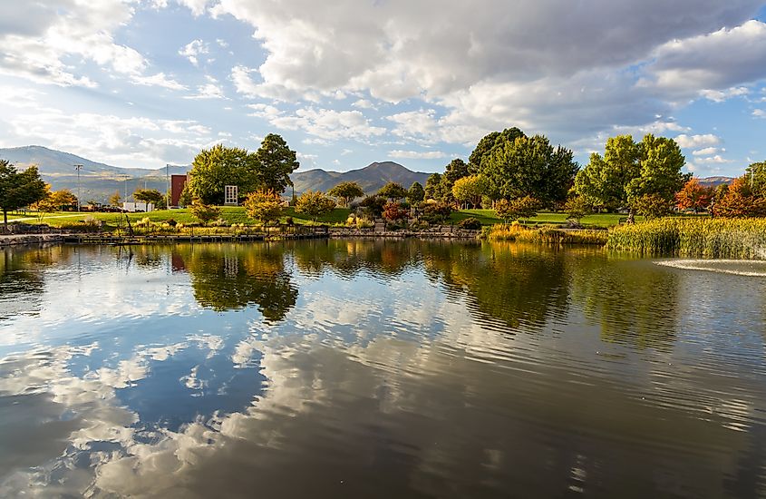 Scenic view of Manhattan Project National Historical Park in Los Alamos, New Mexico